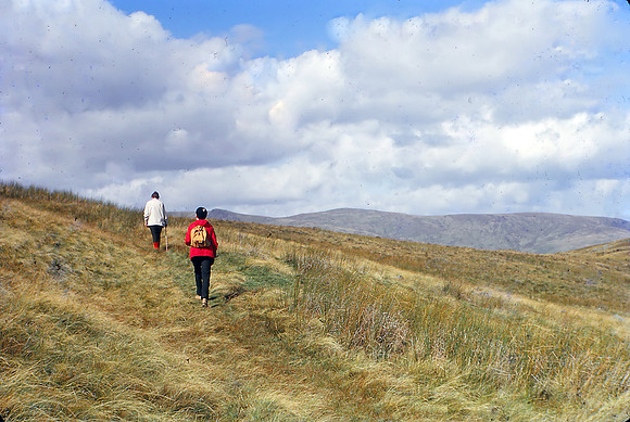 Tough going to Gatescarth; High Street in distance