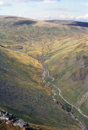 Upper Sleddale & Wren Gill from Goat Scar Sep 66