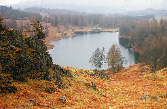 Three Dubs Tarn from Claiffe Heights July 65