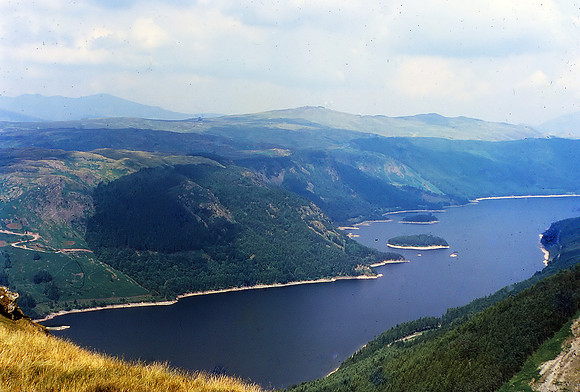 Thirlmere from Comb Crag, Helvellyn Aug65