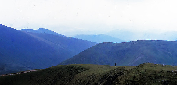 Distant Windermere from Nethermost Pike Aug 65