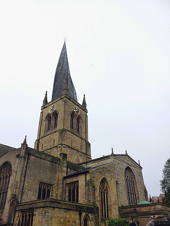 St. May's church Chesterfield plus crag martin