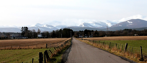 Cairngorms from Broomhill Station
